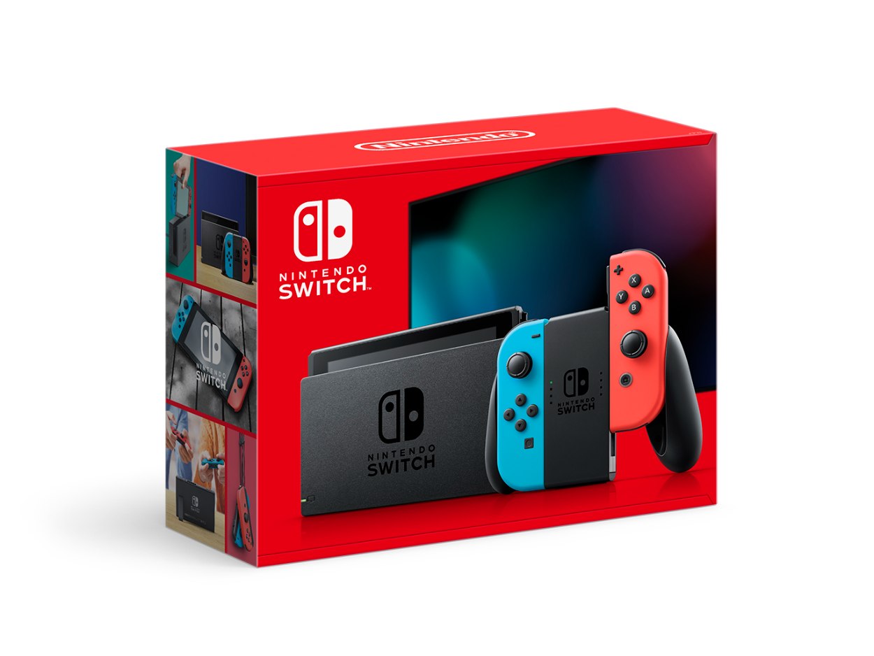 Nintendo Switch Joy-Con(L) ネオンブルー/(R) ネオンレッド　新型