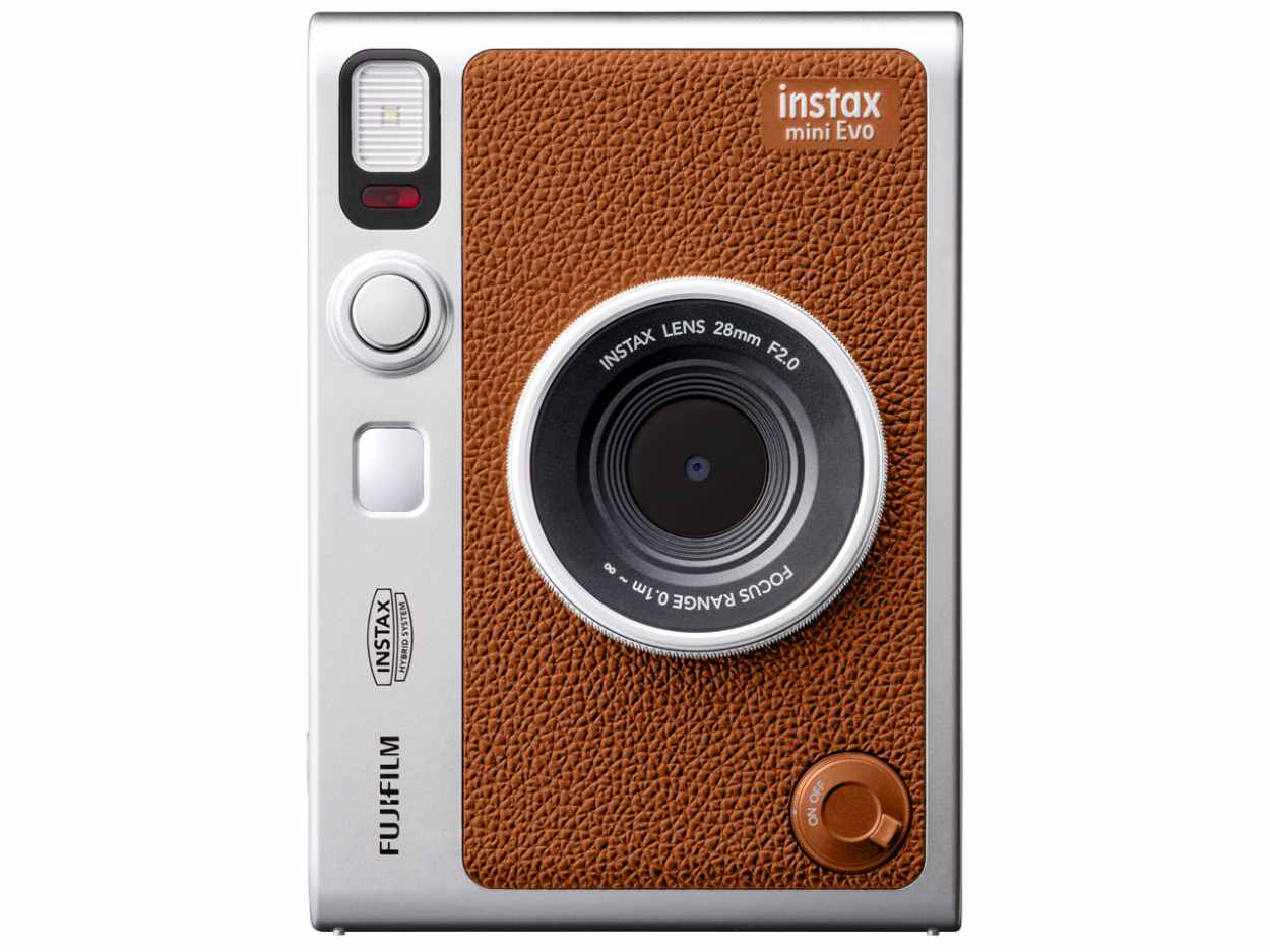 instax mini Evo チェキ USB ブラウン