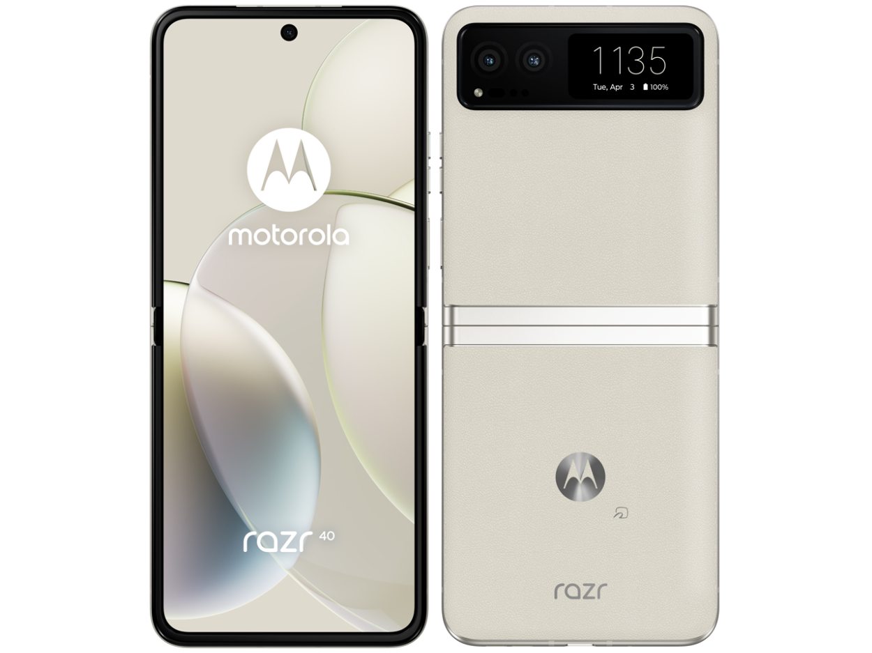 motorola razr 40 SIMフリー [バニラクリーム]