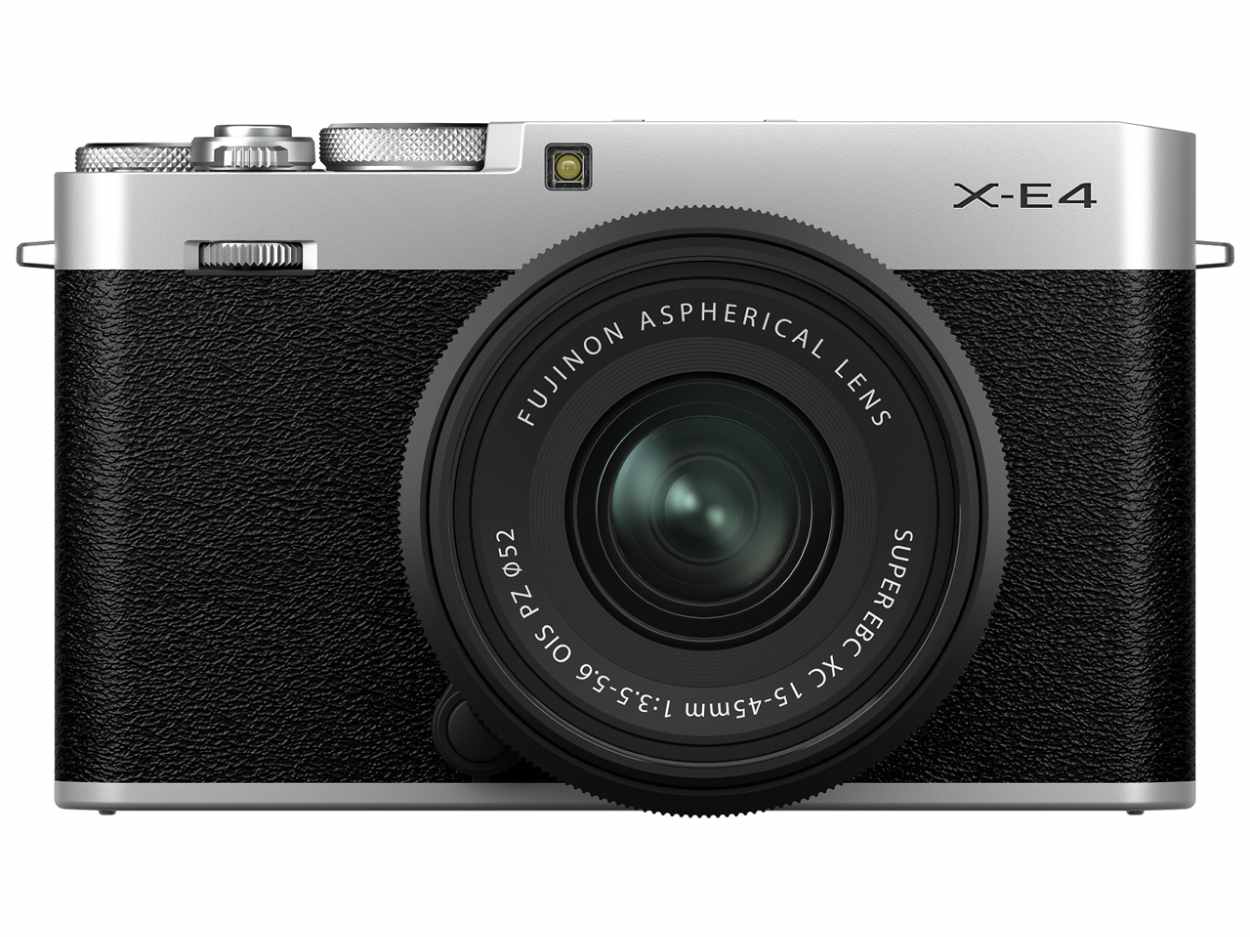 富士フイルム	FUJIFILM X-E4 レンズキット [シルバー]