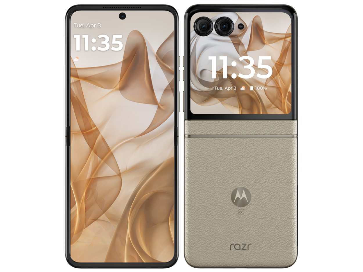 motorola razr 50 SIMフリー [サンドクリーム]