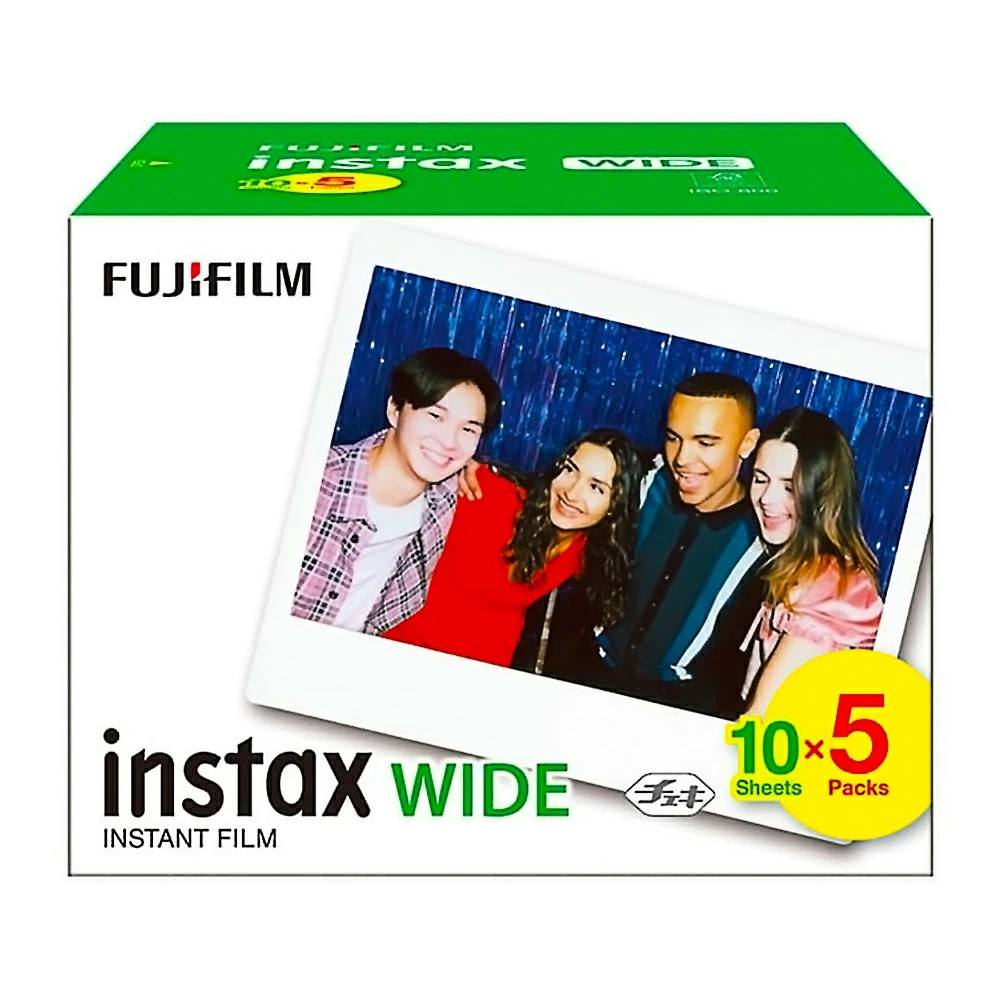 FUJIFILM チェキ用フィルム WIDE  5パック 50枚入